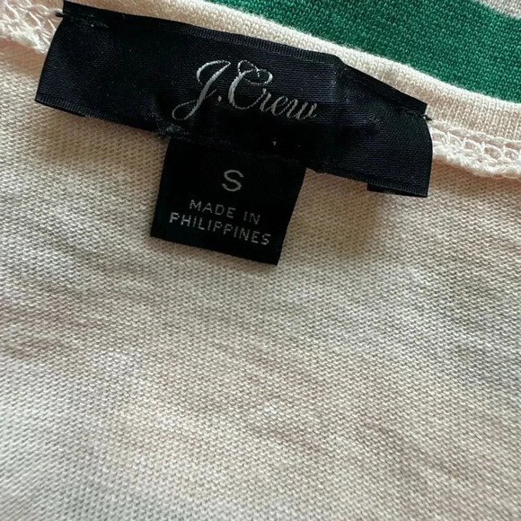 J. Crew Women's Striped Boat Neck Oversized Long Sleeve Tunic Top Size Small - Picture 12 of 14